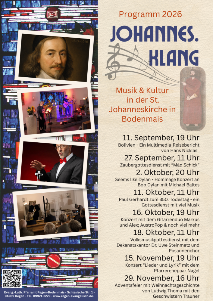 Plakat Johannes.Klang