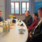 Gespr&auml;chsrunde im Landratsamt in Amberg