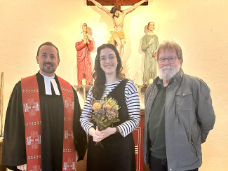 Carolin Voigt in Hirschau willkommen geheißen 